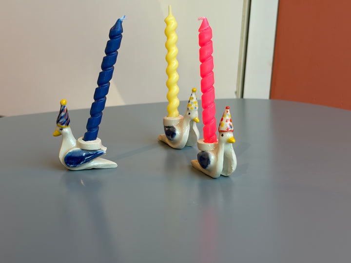 Mini Pigeon Candle Holder