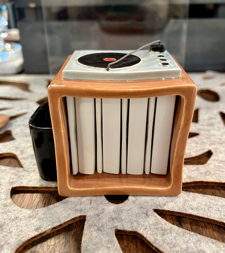 Vinyl Player Matchbook Holder