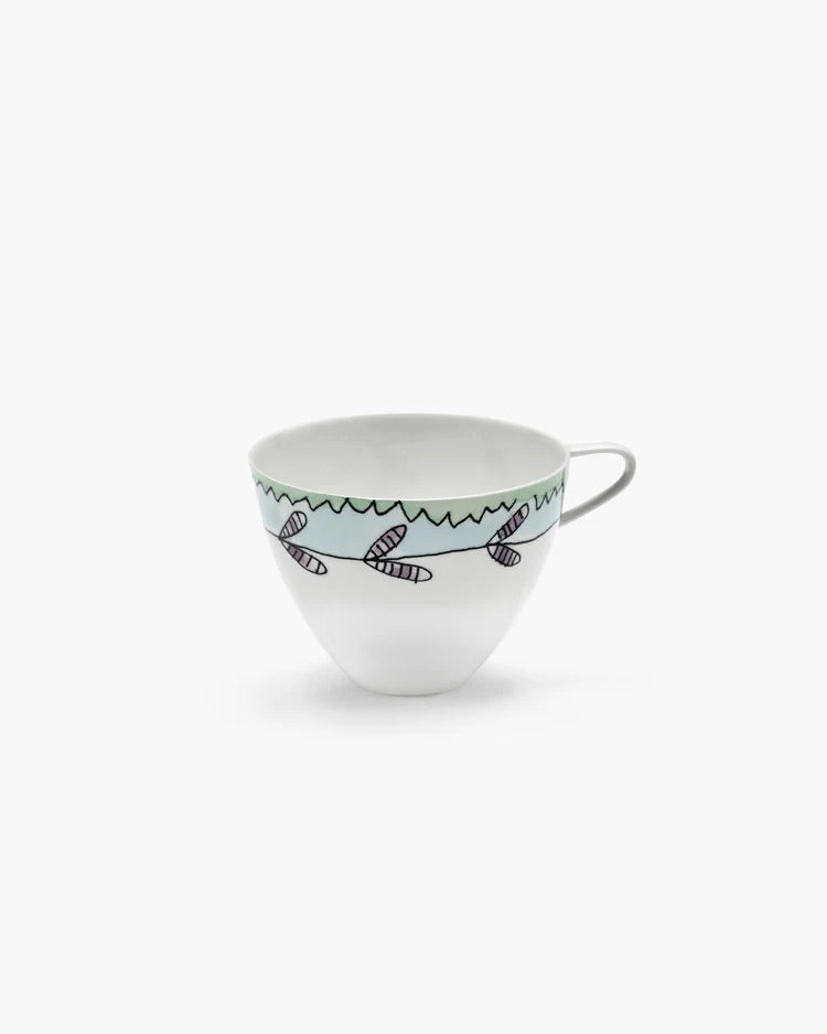 Cappuccino Cup Blossom Milk Midnight Flowers