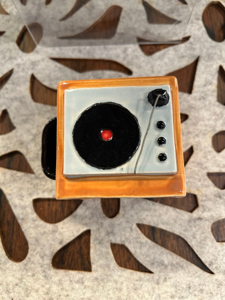 Vinyl Player Matchbook Holder