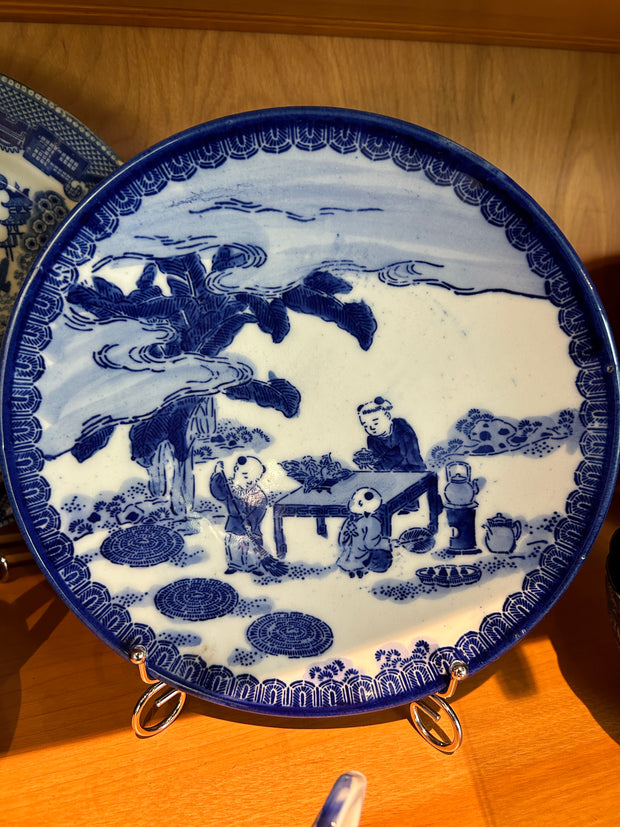 Japanese Blue & White Plate