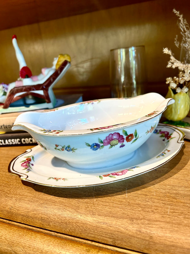 Floral Gravy Boat