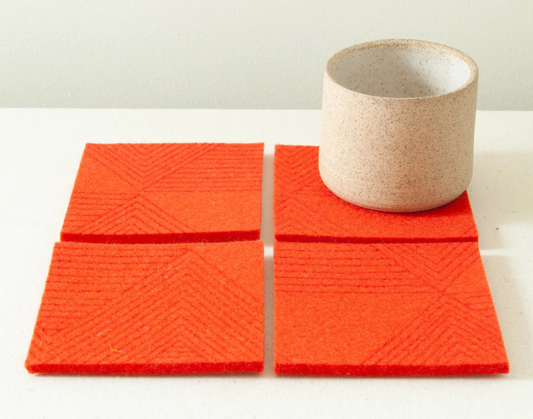 Olga Joan Wool Coasters (set of 4)