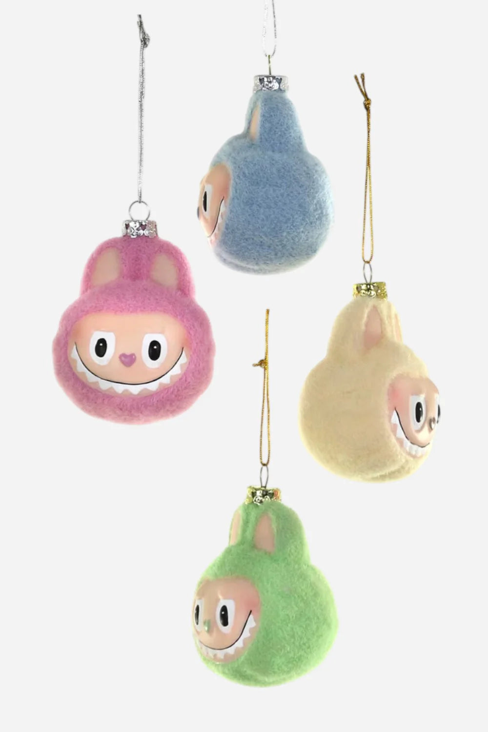 Labubu Fuzzy Monster Face Ornament