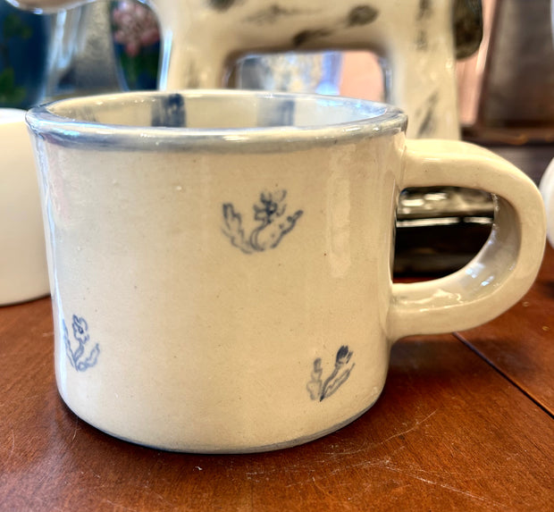 Blue Rabbit in Woods Mug