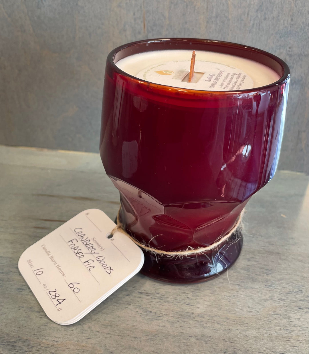 Glow to Grow Ruby Red Glass w/ Cranberry Woods / Fraser Fir