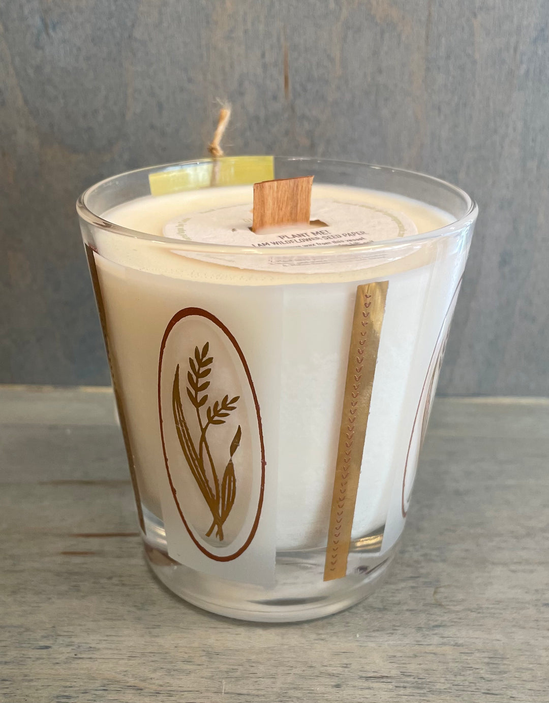 Glow to Grow Golden Wheat Glass