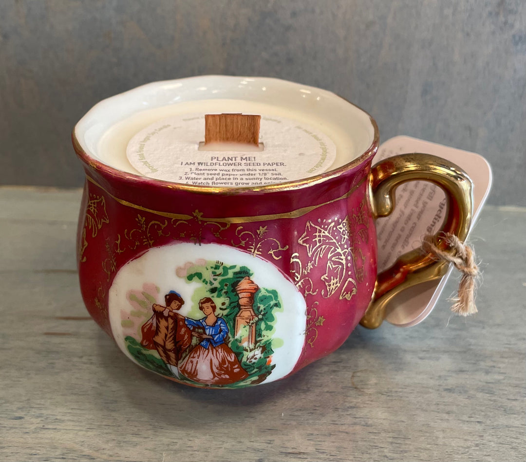 Glow to Grow Imperial Porcelain Red Teacup