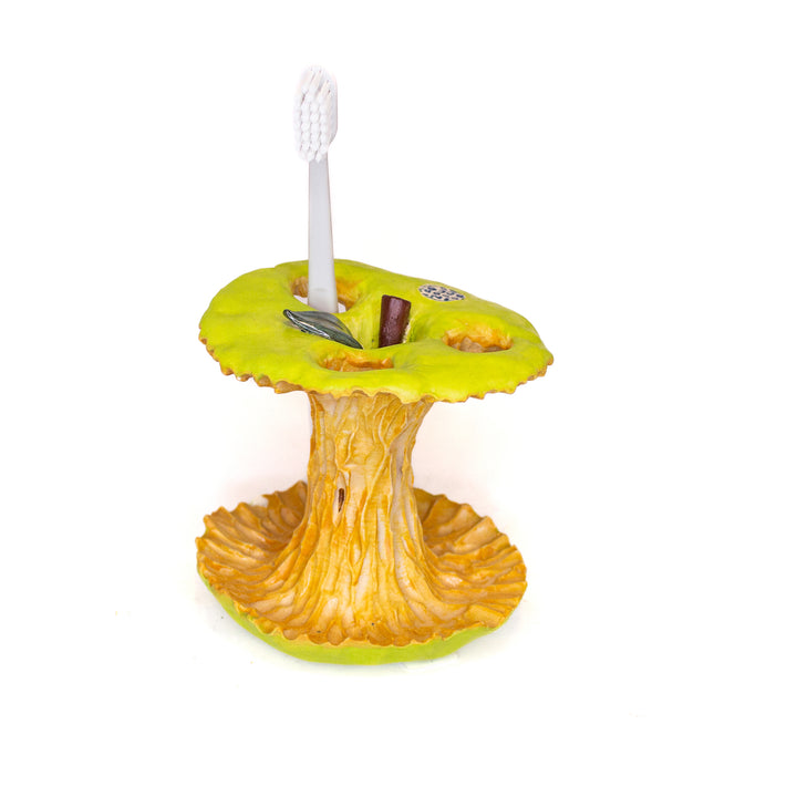 Apple Core Toothbrush Holder