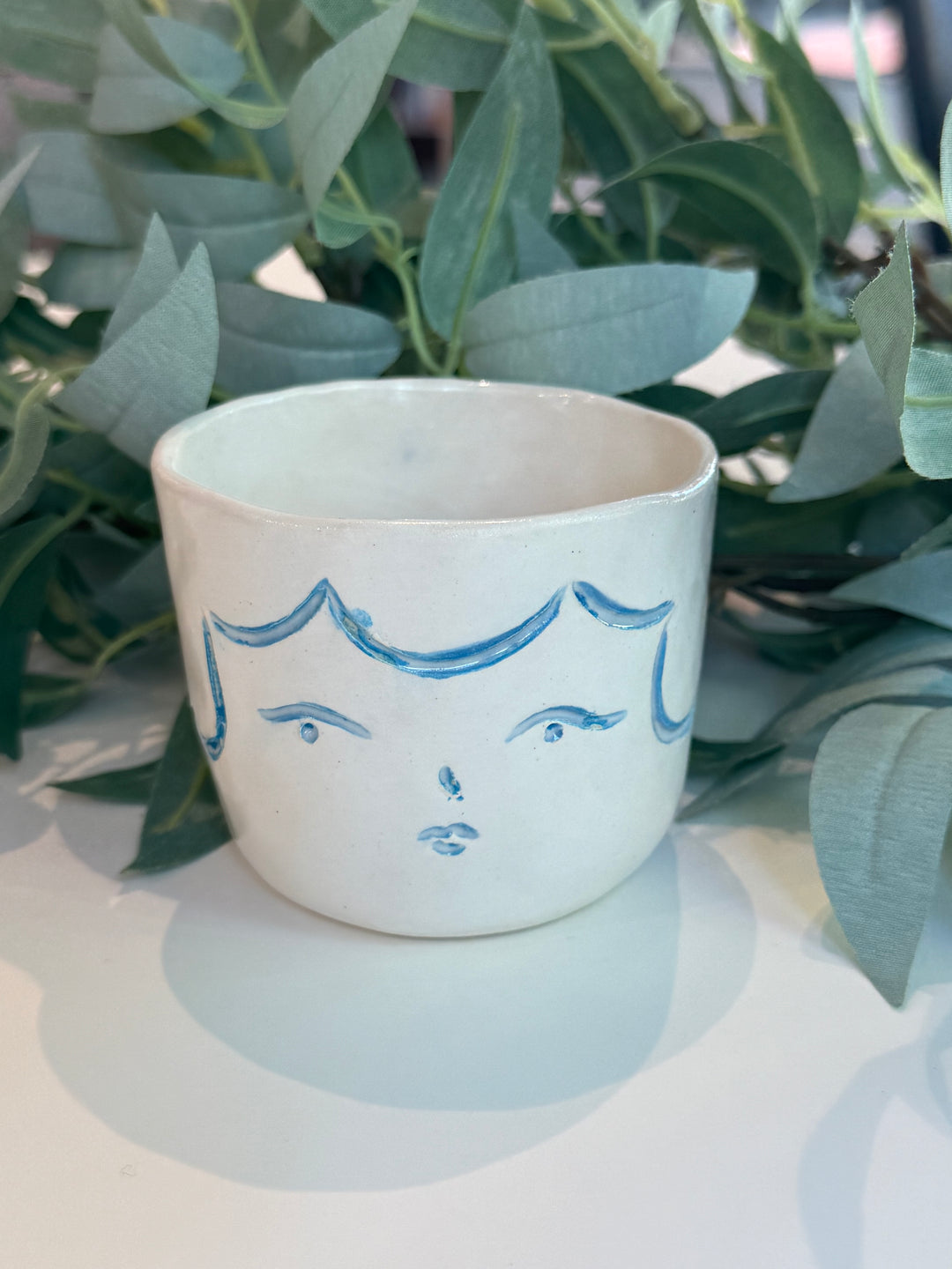 Mini Blue Girl Ceramic Satchiko