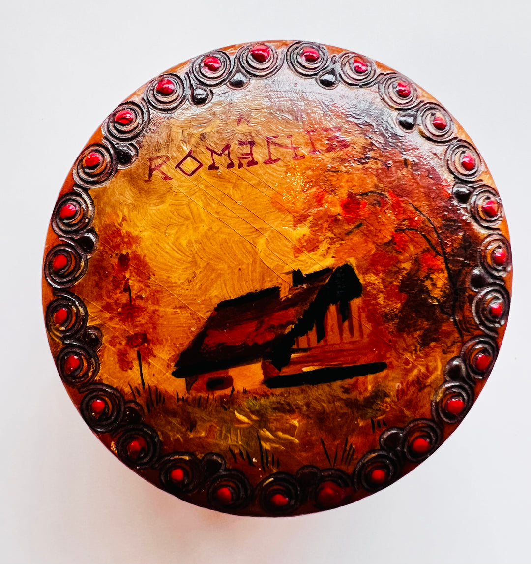 Vintage Romanian Trinket Box