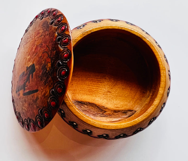 Vintage Romanian Trinket Box