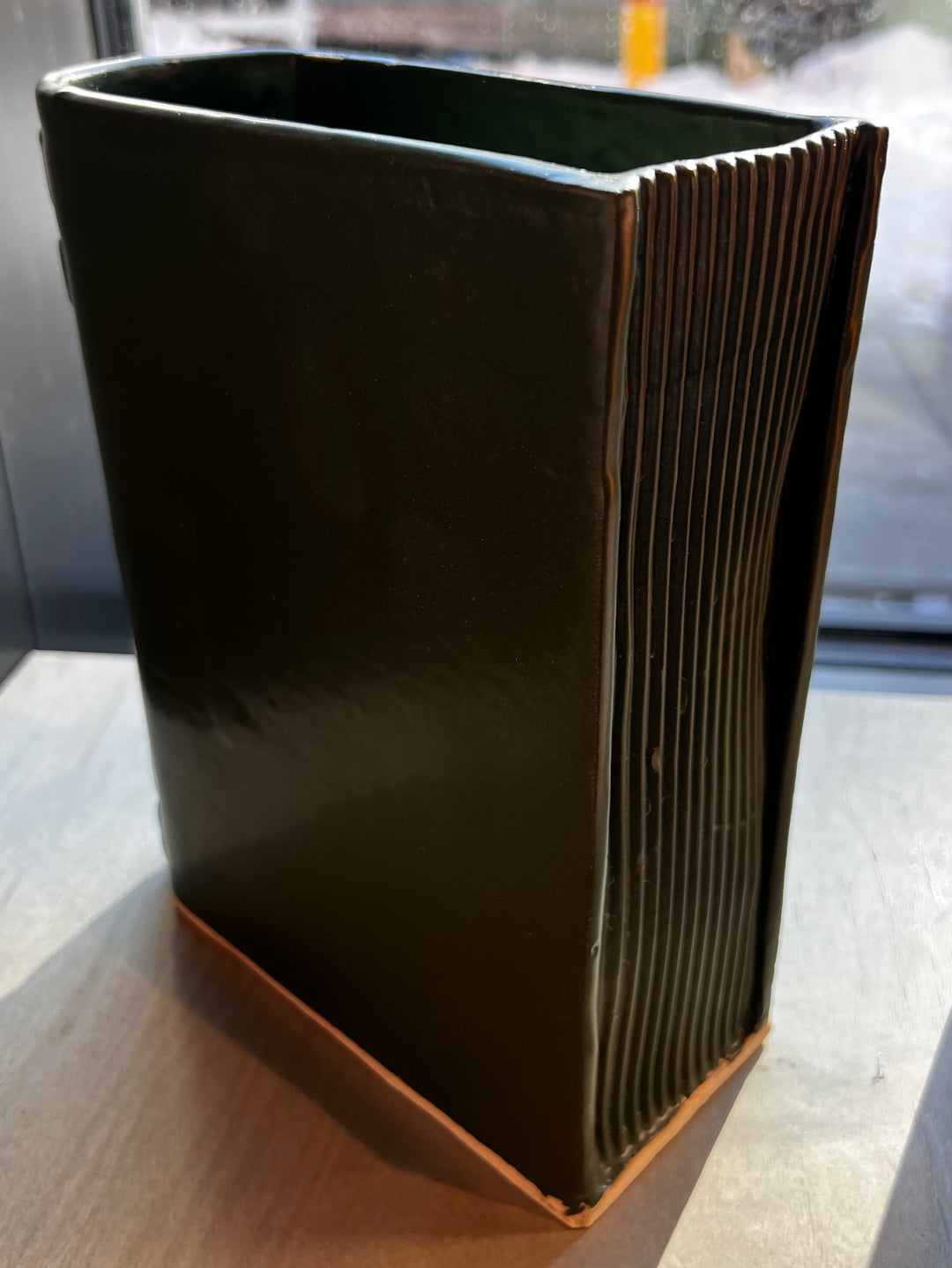 BLK Wheelhouse Ceramic Book Vases