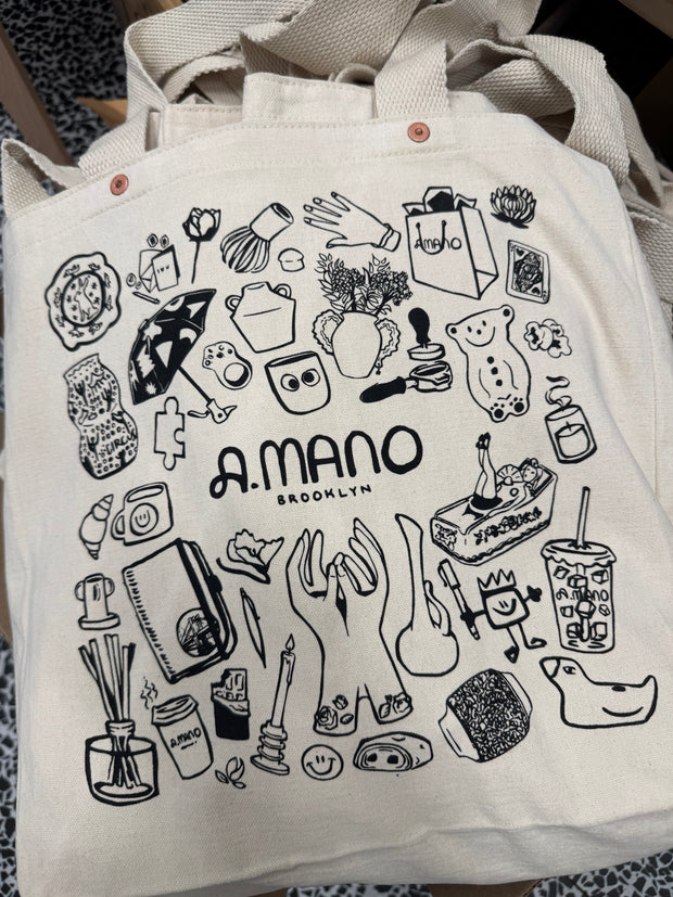 A.MANO Brooklyn Canvas Tote Bag