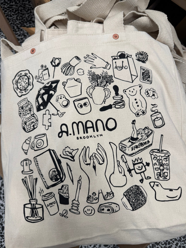 A.MANO Brooklyn Canvas Tote Bag