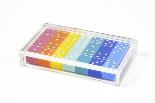 Lucite Domino Set