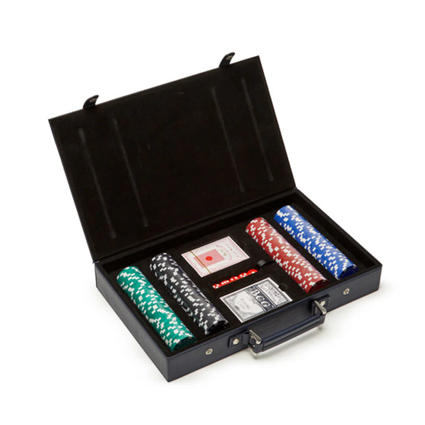 Logan 200 Chip Poker Set (Navy)