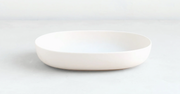 Ceramic Oval Dish, Matte White