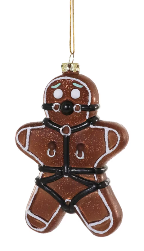 Naughty Gingerbread Man Ornament
