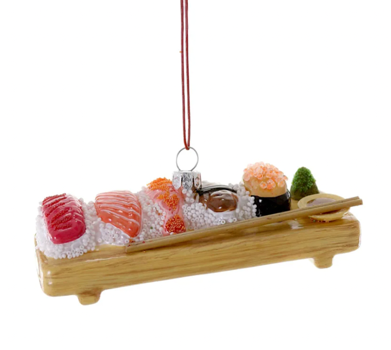 Deluxe Sushi Board Ornament
