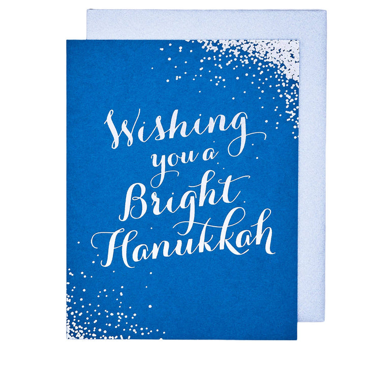 Bright Hanukkah Holiday Card: Single
