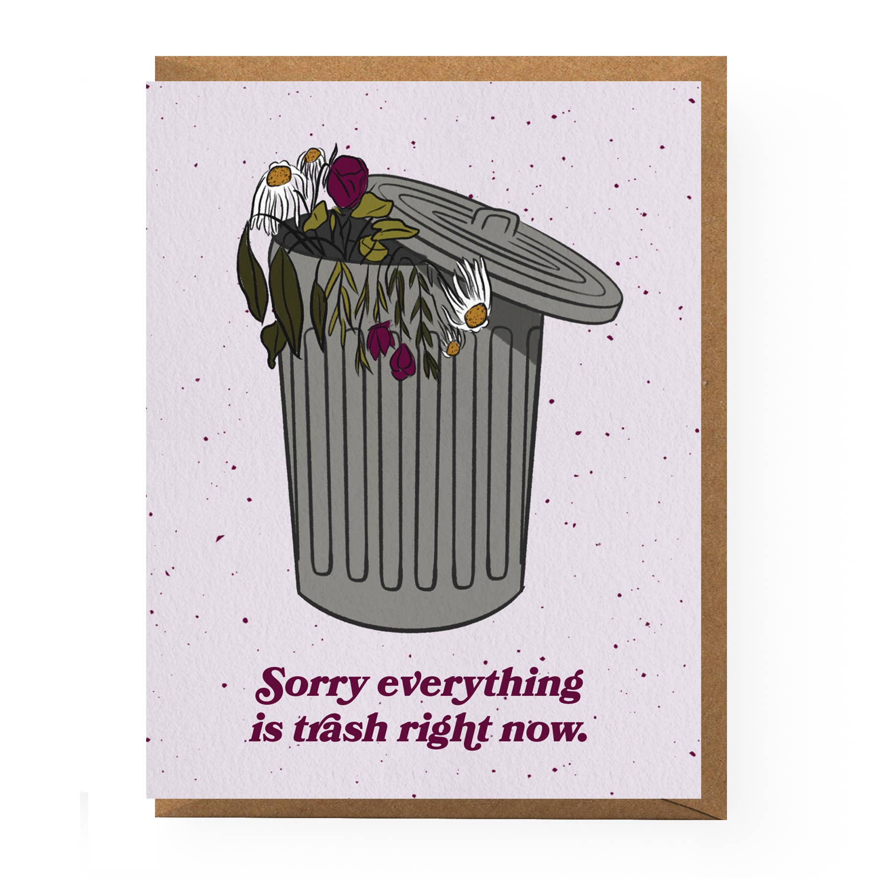 Everything Is Trash Sympathy Card – A.MANO Brooklyn
