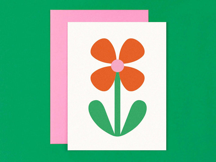 Flower Friend No. 7, Sweetie Blank Card