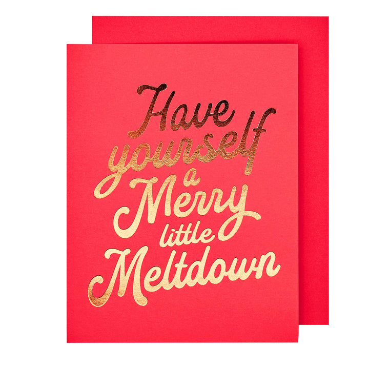 Merry Meltdown Holiday Card: Single