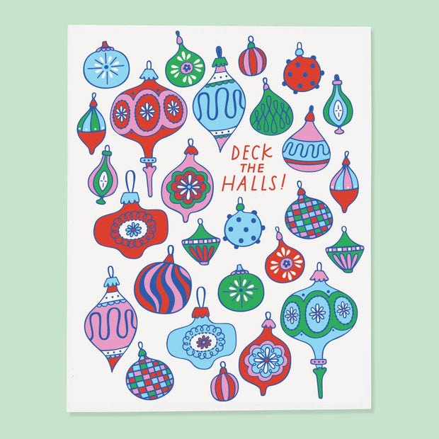 Deck the Halls Card