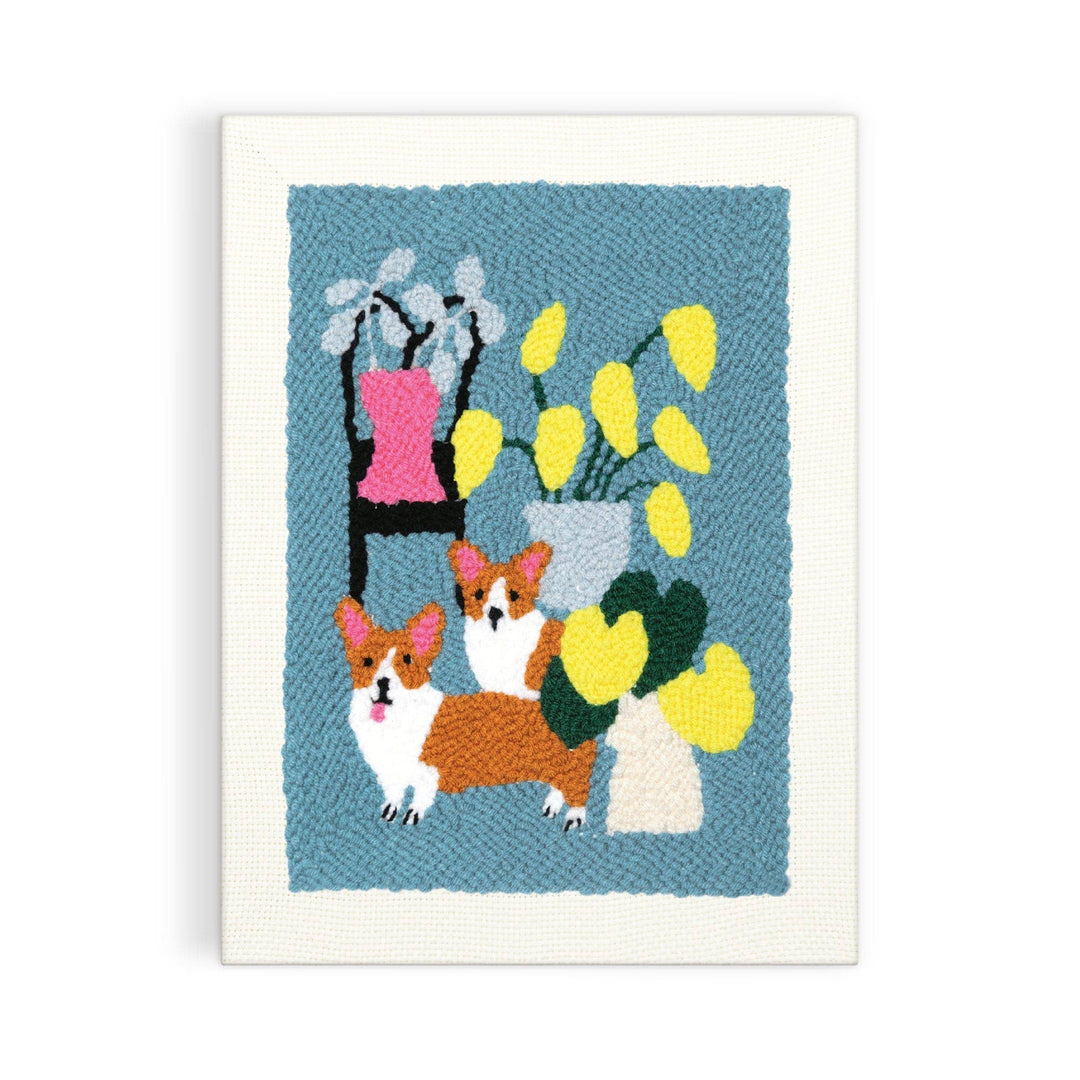 Corgi Friends Punch Needle Kit