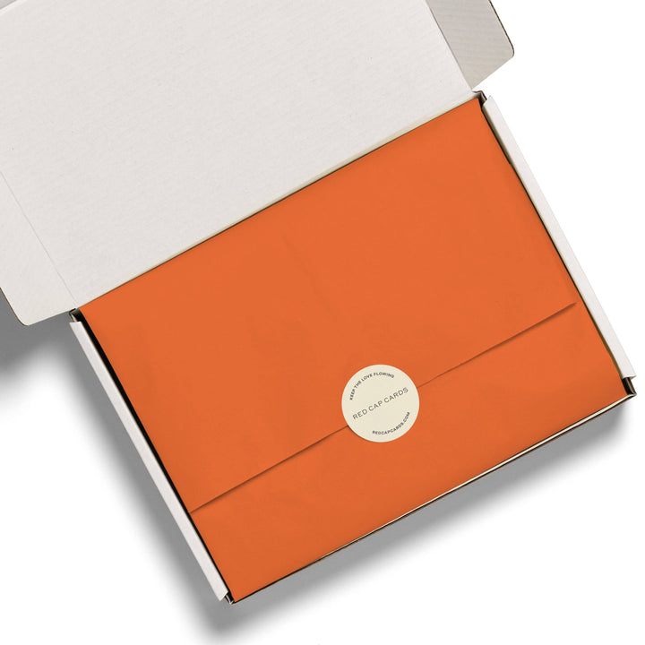 Neon Orange tissue paper