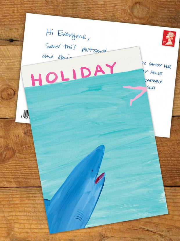 A6 Art Postcard By David Shrigley - Holiday