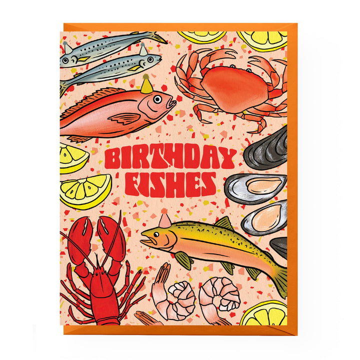 Seafood Birthday Card
