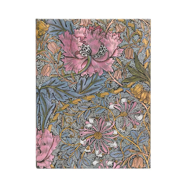 Morris Pink Honeysuckle Hardcover Notebook