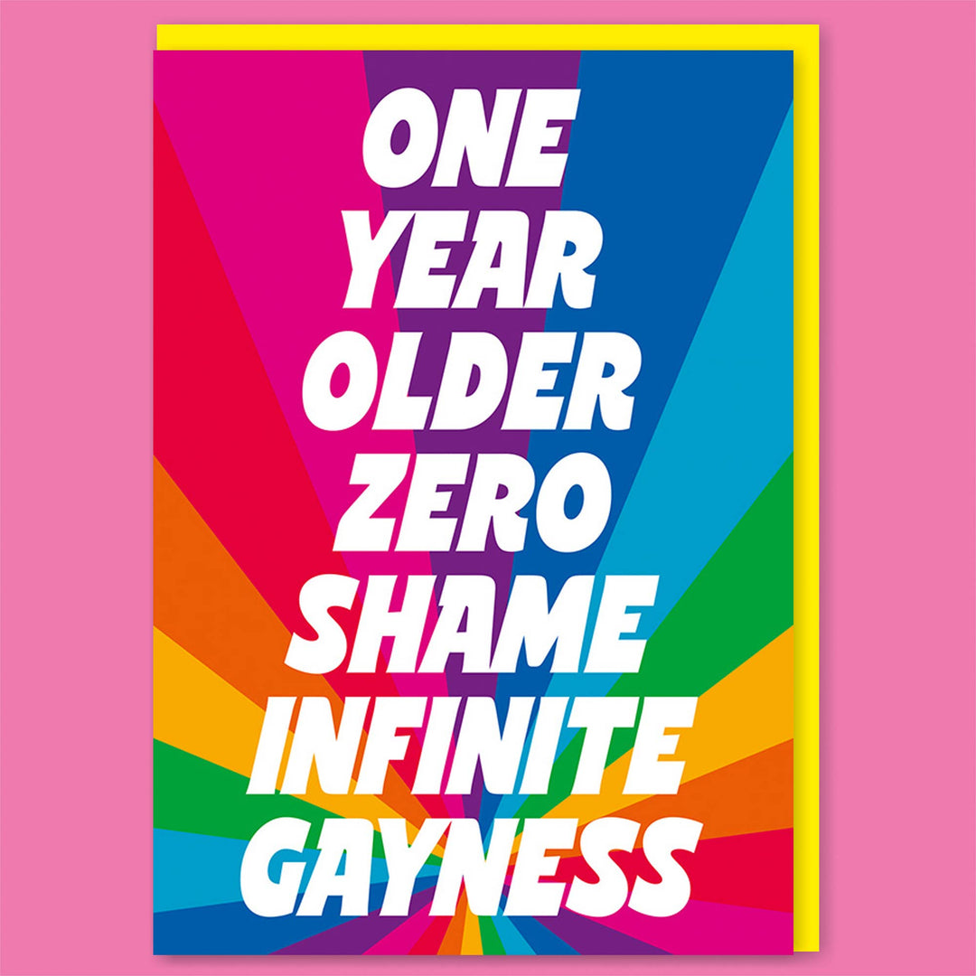 Infinite gayness Greeting Card