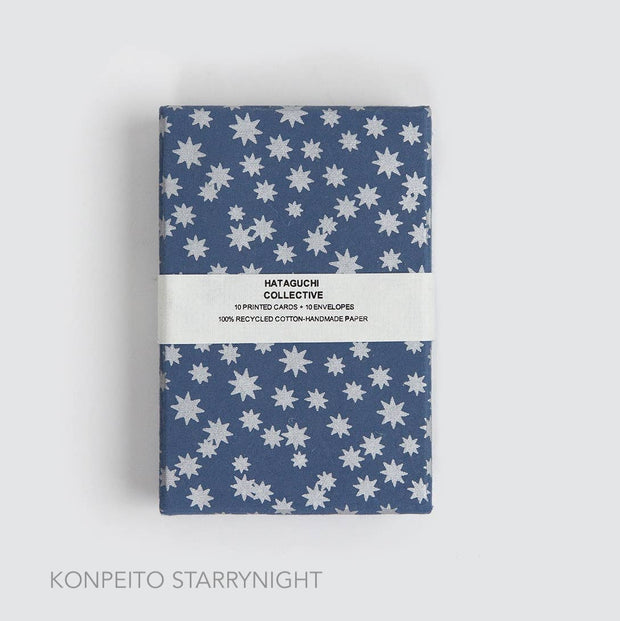 Greeting Card Set in Box: SHIMA-MARU GREY x GOLD