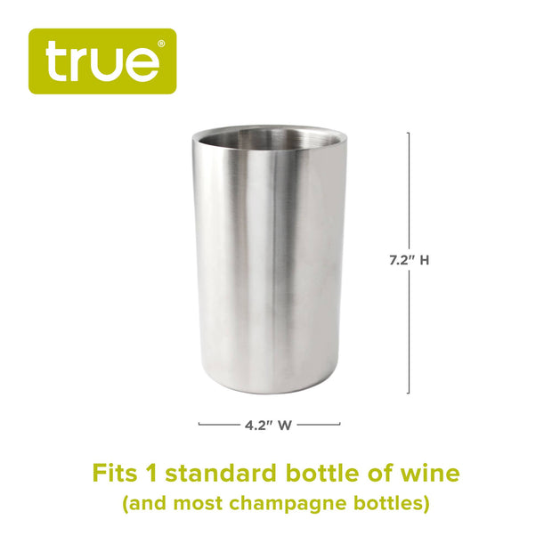 Palisade Double Wall Polished Stainless Steel Wine Chiller