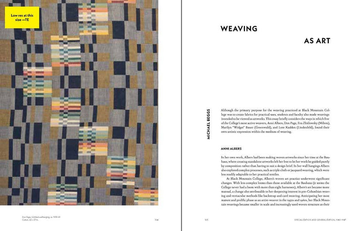 Weaving at Black Mountain College: Anni Albers,