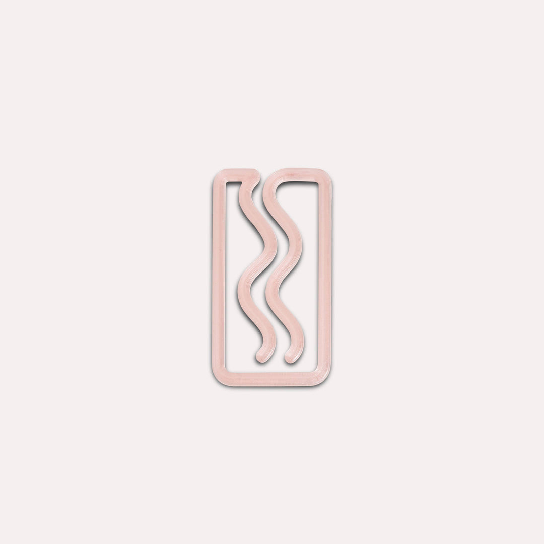 Mini Translucent Miami 3D Printed Bookmark: Multicolour