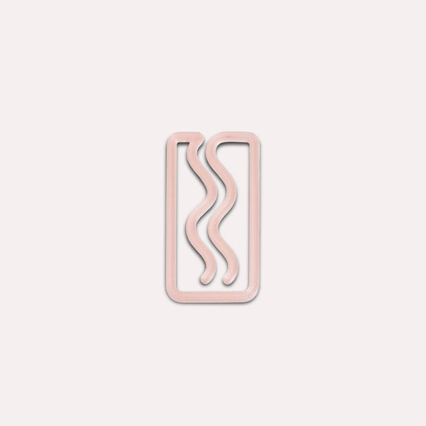 Mini Translucent Miami 3D Printed Bookmark: Multicolour