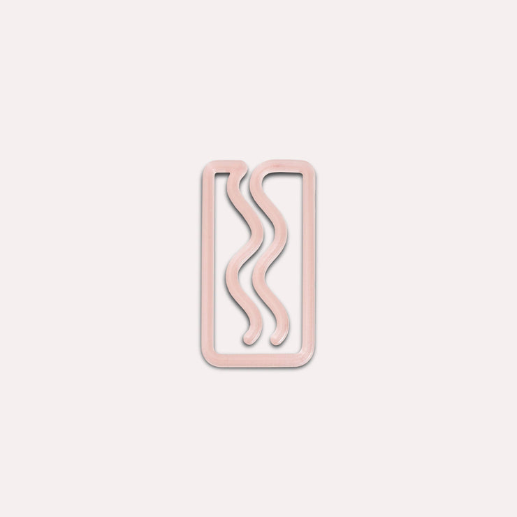 Mini Translucent Miami 3D Printed Bookmark: Multicolour