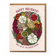 Charcuterie Board Holiday Card: Single card