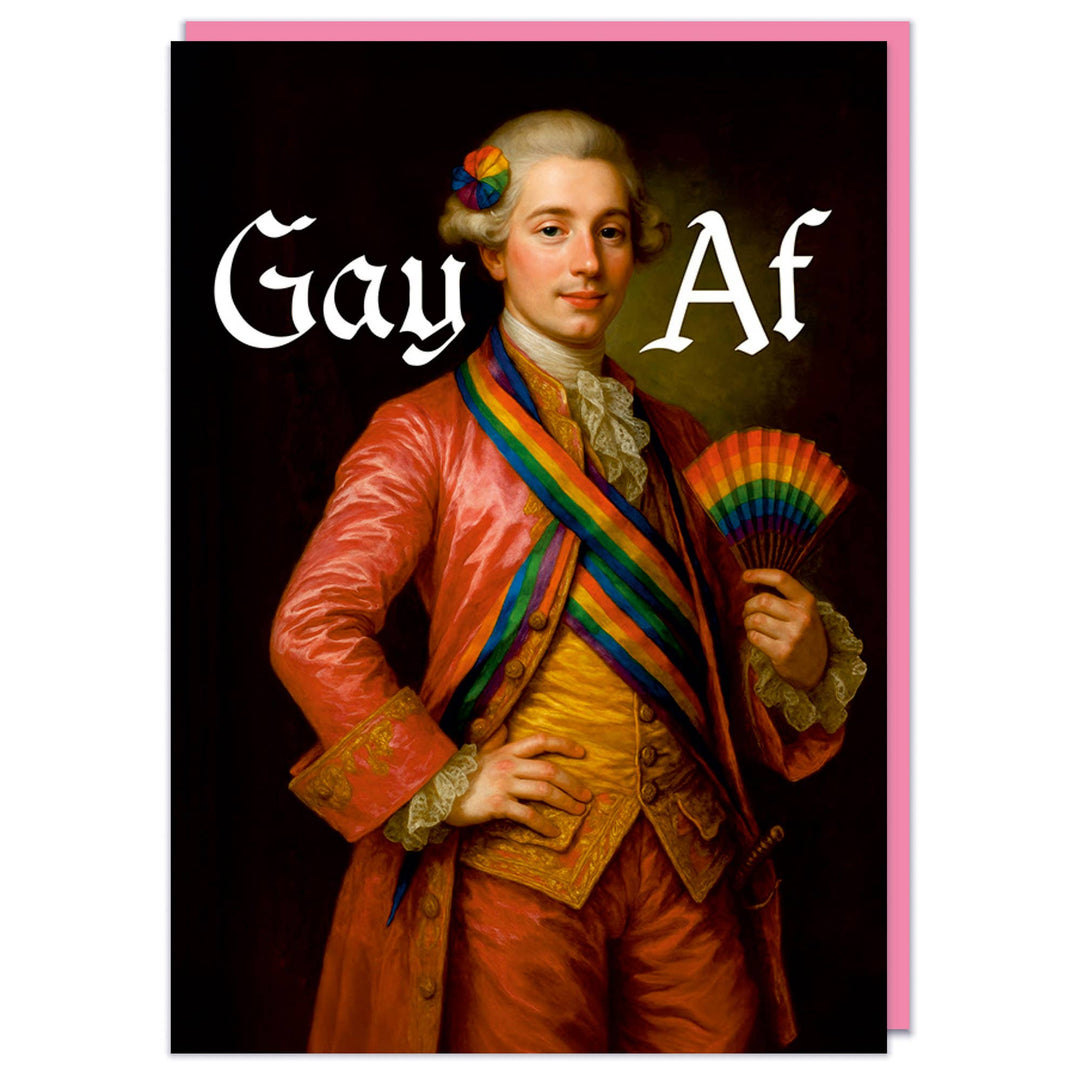 Gay AF Greeting Card