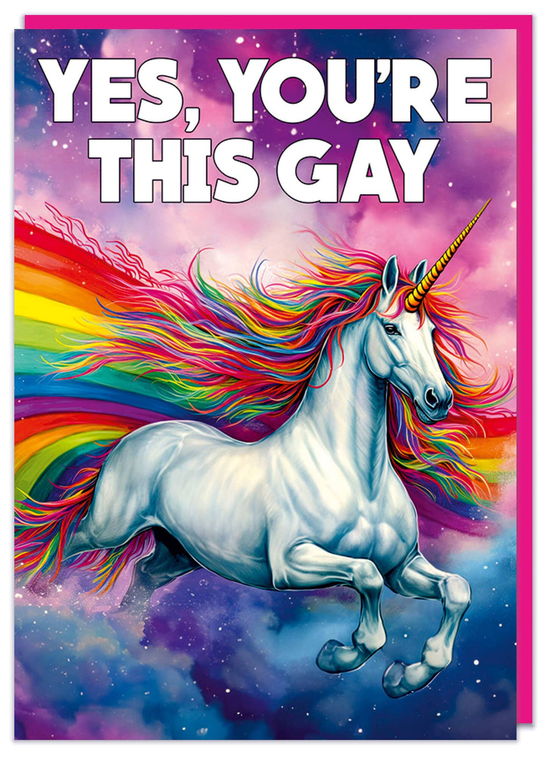 Yes, you're this gay Greeting Card