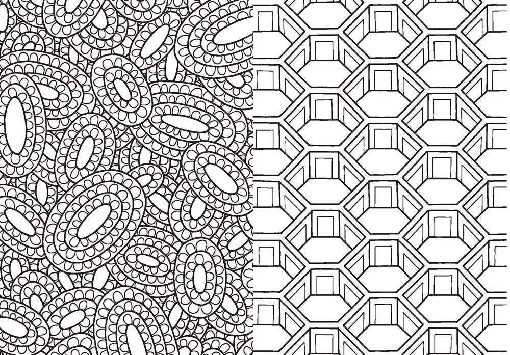 The Mindfulness Patterns Coloring Book