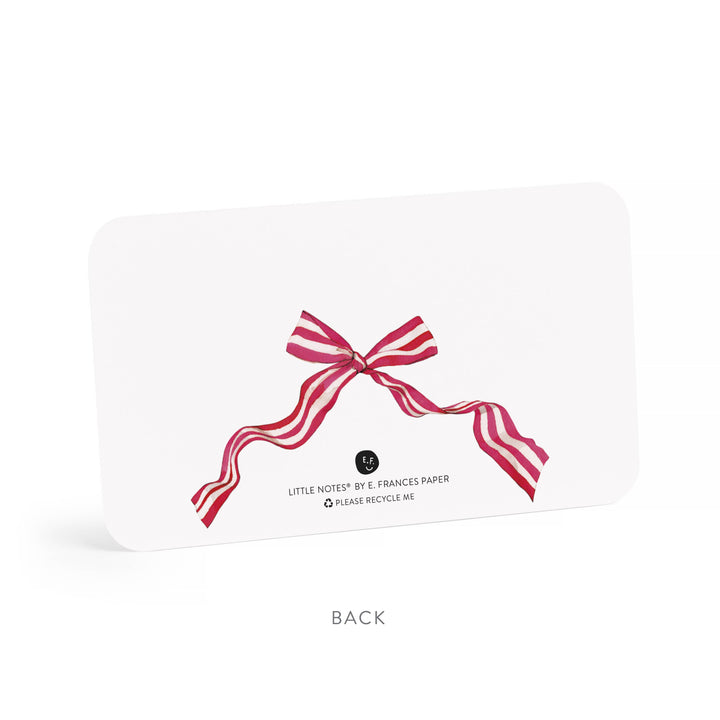 Red Ribbon Candy Little Notes® – Notecards, Set of 55