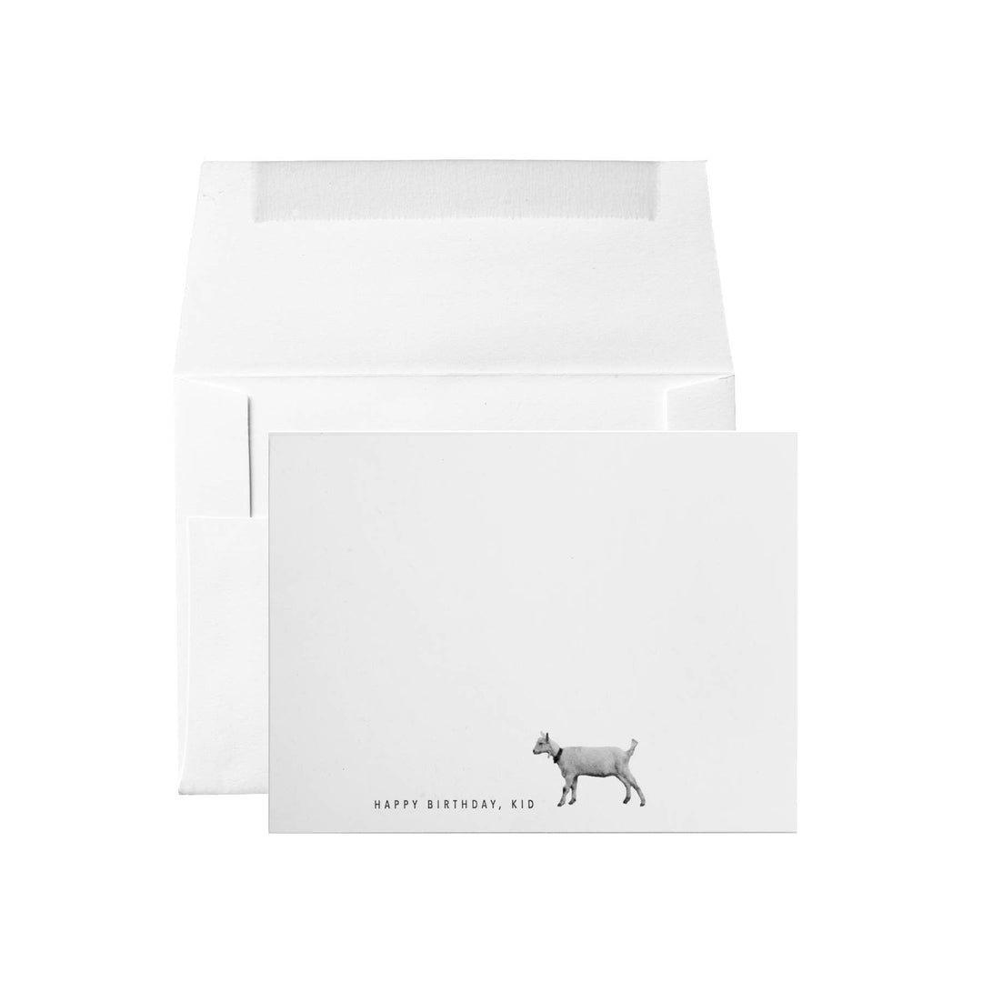 Goat Happy Birthday Kid Card