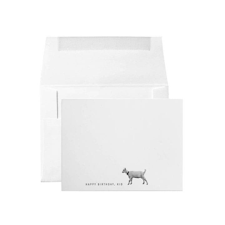 Goat Happy Birthday Kid Card