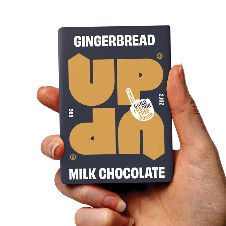 UP-UP MINI Gingerbread Milk Chocolate Bar