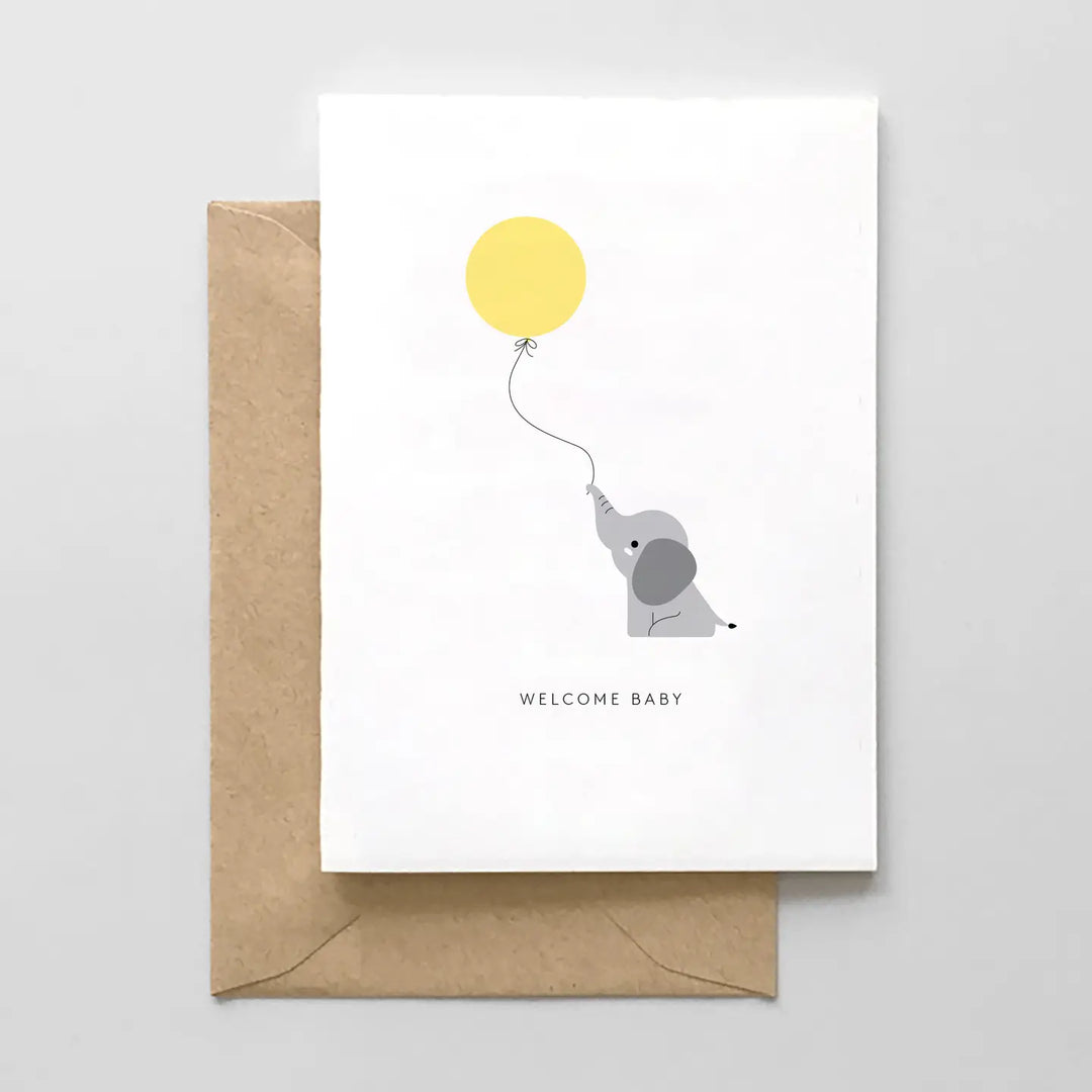 Welcome Baby Elephant Design